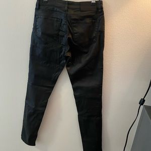 All Saints Black Coated denim